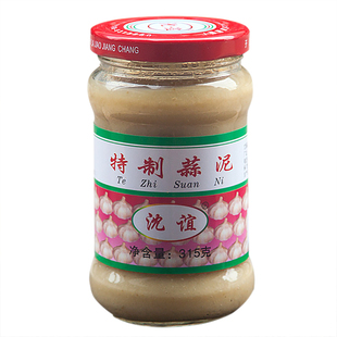 无油蒜泥酱 小吃火锅烧烤生蚝蘸碟蒜蓉尤溪大条面调味料 沈福门