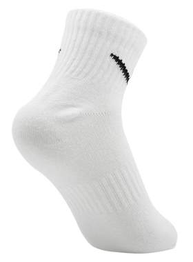 NIKE耐克短袜男袜女袜秋季新款三双装运动袜训练袜子SX7676