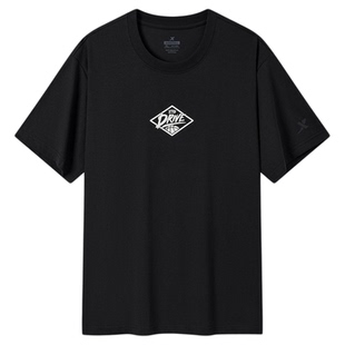 特步运动T恤男2024新款训练透气体恤短袖运动上衣976329010269