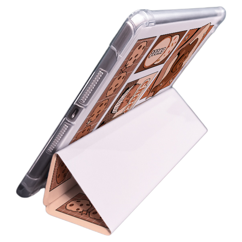 适用于ipad三折硅胶保护壳防摔