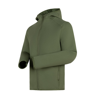 ROYALWAY针织运动外套男式春秋开衫连帽卫衣吸湿速干夹克上衣男装