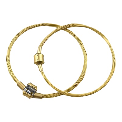 黄色钢丝编织手绳手链绳替换3D转运珠绳串珠搭配饰品DIY手链