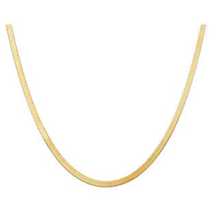 秦岚白百何同款欧美choker肯豆蛇骨链金项链百搭钛钢颈链镀18k金