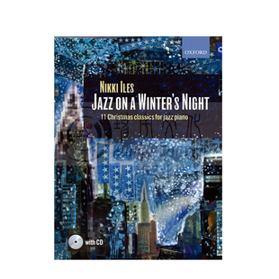 冬夜爵士乐 十一首经典圣诞钢琴音乐附CD Oxford牛津乐谱书 Jazz on a Winters Night 11 Christmas classics 9780193365902