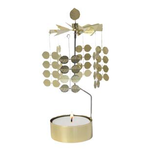 Stig凉亭姆明旋转烛台树叶金属色查漏圣诞挂件小天使气氛装饰ins