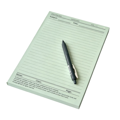 凯撒美式拍纸本可撕清凉薄荷B5