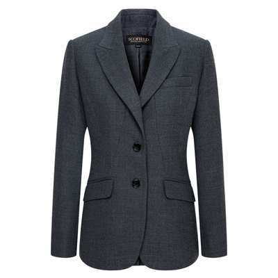 Scofield女装智性商务戗驳领西装