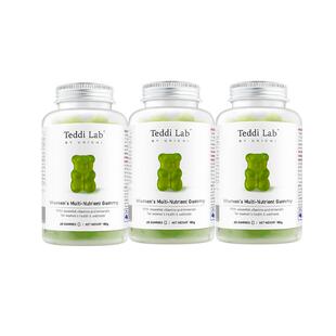 【周期装】Unichi小熊软糖多种复合维生素保健软糖矿物质teddilab