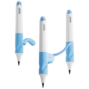 YSR奕思瑞儿童自动正姿矫正铅笔幼儿园初学者一年级二年级小学生练字专用不用削高颜值无毒大三角2hb铅笔3.15