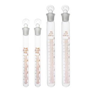 玻璃具塞刻度试管加厚磨口圆底平口试管5/10/15/20/25/50ml