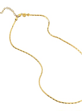 925纯银项链意大利蛇骨链锁骨链百搭ins风冷淡风女高级感