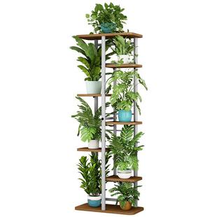 花架子客厅落地式置物架阳台布置简约现代花盆架铁艺植物摆放层架