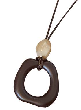 美拉德长款毛衣链大气高档高级感