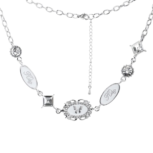 CHEALIMPID/.蝴蝶字母牌牌项链无性别小众设计轻奢风高级感男女