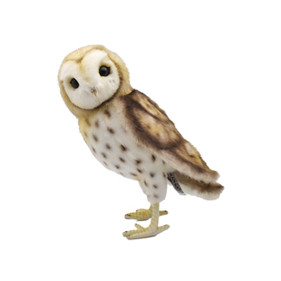 hansa仿真谷仓鸮猫头鹰毛绒玩具玩偶进口娃娃儿童生日礼物公仔