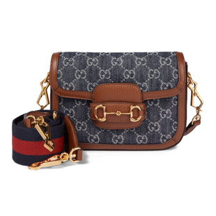 9.5新Gucci/古驰1955Horsebit时尚马鞍包女款迷你斜挎单肩包