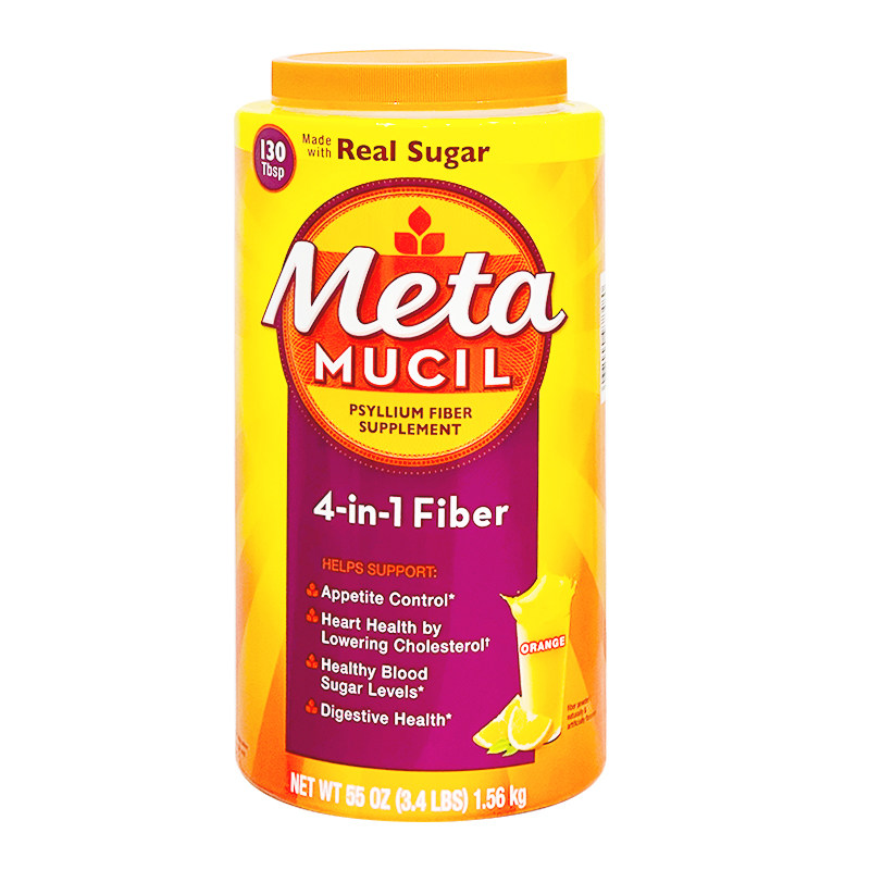 metamucil橙味低糖260次代餐粉