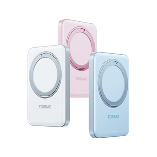 图拉斯3C充电宝自带线适用苹果16移动电源双线小巧便携15可上飞机