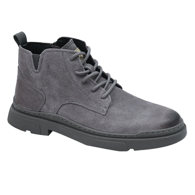 真皮马丁靴男款高帮鞋中帮工装靴