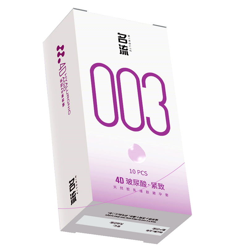 名流超薄玻尿酸避孕套家庭装100只安全套情趣颗粒官方正品旗舰店