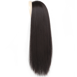 发箍假发女黑长直仿真发一体式高颅顶日常半头套增发量蓬松接发片