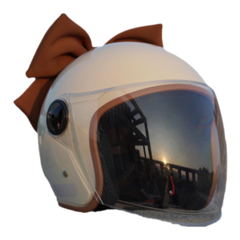 电动车头盔女3C认证国标冬季复古可爱摩托车冬季保暖安全帽男半盔