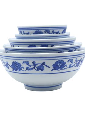 釉下彩加厚餐具易清洗陶瓷碗