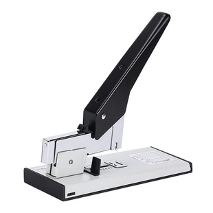 大号订书机办公专用210页重型加厚省力订书器财务凭证装订机学生用手动大型多功能钉书机a3长臂款定100页中缝