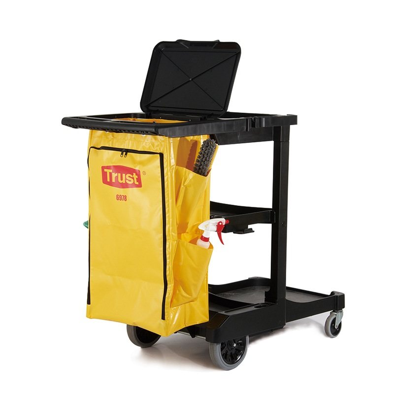 特耐适清洁车 物业保洁车 多功能清洁手推车 物业商场酒店保洁车