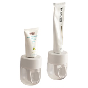 家用免打孔挤牙膏神器挤压器懒人洗漱台自动牙膏机牙膏置物牙膏夹