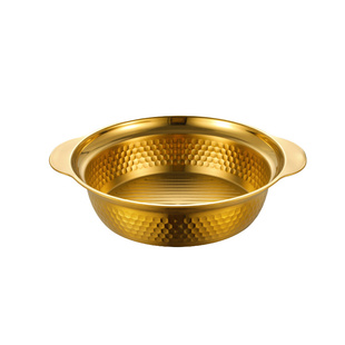 酸菜鱼盆水煮鱼肉片大盆碗不锈钢小龙虾汤盆带盖双耳电磁炉可加热