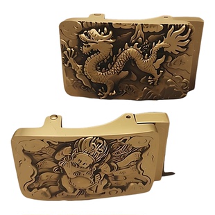 钢丝腰带 钢丝正时皮带改腰带 3.5宽纯铜扣头手工DIY定制防身皮带