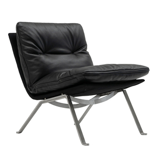 极简概念/教父椅/法式复古休闲椅单人现代简约中古真皮沙发椅家用