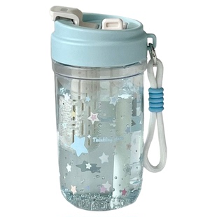 恒度星星女生高颜值咖啡杯学生便携随手杯ins可爱杯子新款吸管杯