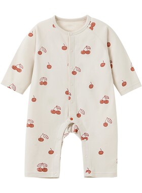 papa秋季宝宝爬服抗菌A类连体衣