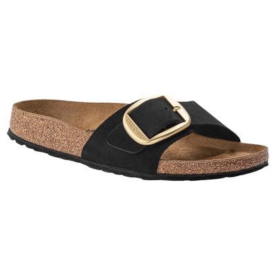 BIRKENSTOCK勃肯绒面大扣拖鞋