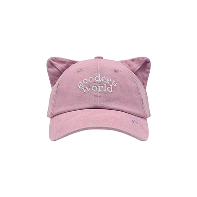 GOODBAI GOODEES 泼墨猫耳朵棒球帽