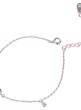 吴越老银铺足银999蝴蝶结手链纯银时尚简约小众设计ins风百搭手链