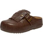 Bata勃肯拖鞋女2026春新款英伦风牛剖皮厚底一脚蹬2823DAH6