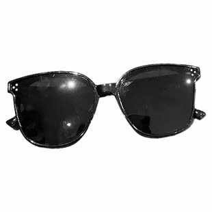 儿童太阳镜夏季防紫外线遮光镜黑色时尚潮流眼镜男童女童防晒墨镜