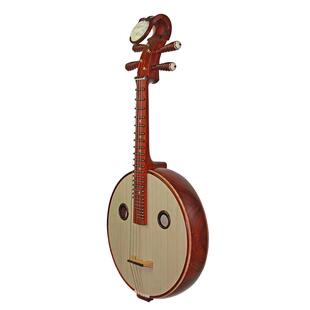 花梨木中阮椿木贝雕直头红木小阮特制硬木梧桐木初学专业考级演奏