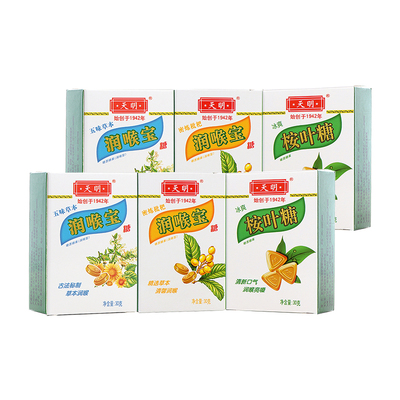 薄荷糖糖30g*12盒密炼五味桉叶糖