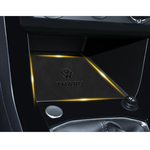 25款大众途岳新锐中控垫汽车内饰用品大全车内装饰改装配件水杯垫