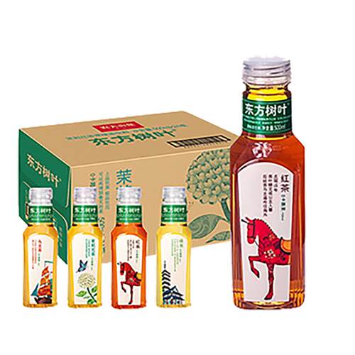 农夫山泉东方树叶青柑普洱茶茉莉花茶整箱装绿茶乌龙无糖饮料包邮