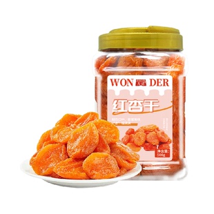 万达红杏干500g 无核杏脯杏肉天然蜜饯果干果脯孕妇休闲零食
