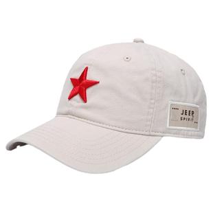 JEEP吉普红五星四季鸭舌帽男女经典棒球帽子纯棉遮阳帽休闲棒球帽