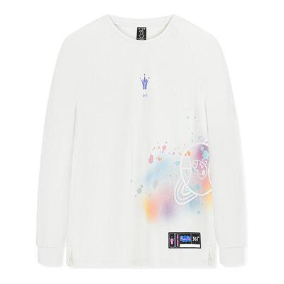 361小猪佩奇联名款运动t恤男2026夏季新款透气舒适上衣圆领长T恤