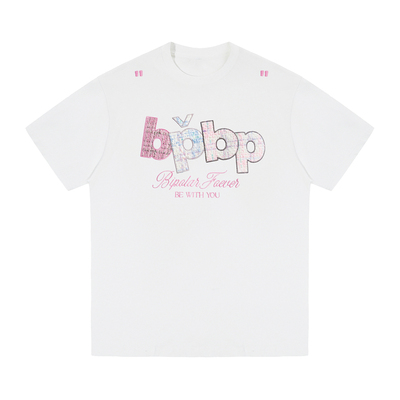 BIPOLAR美式宽松短袖T恤情侣