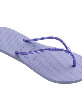 Havaianas修身纯色沙滩拖鞋