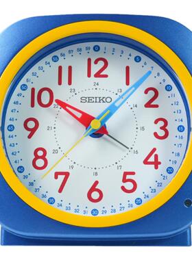 新款SEIKO精工贪睡闹铃感光夜灯桌面小闹钟摆件新品电子钟时间